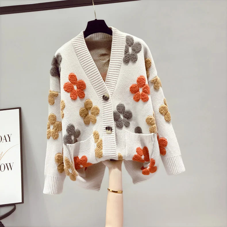 Claudia | Stijlvol vest met bloemendetail