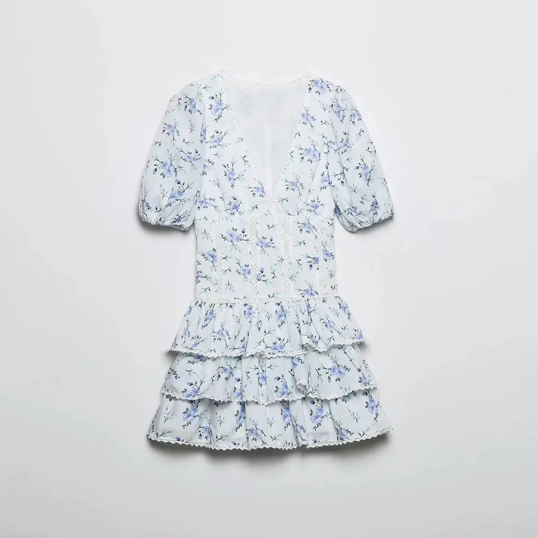 Anouk | Elegante jurk met bloemenprint
