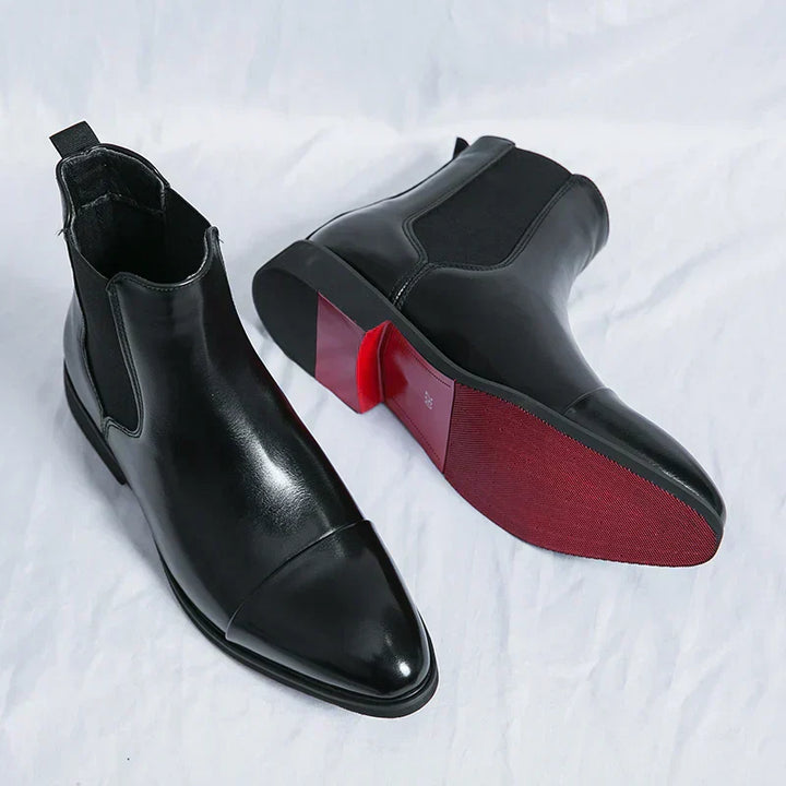 Levi | Elegante leren Chelsea-laarzen