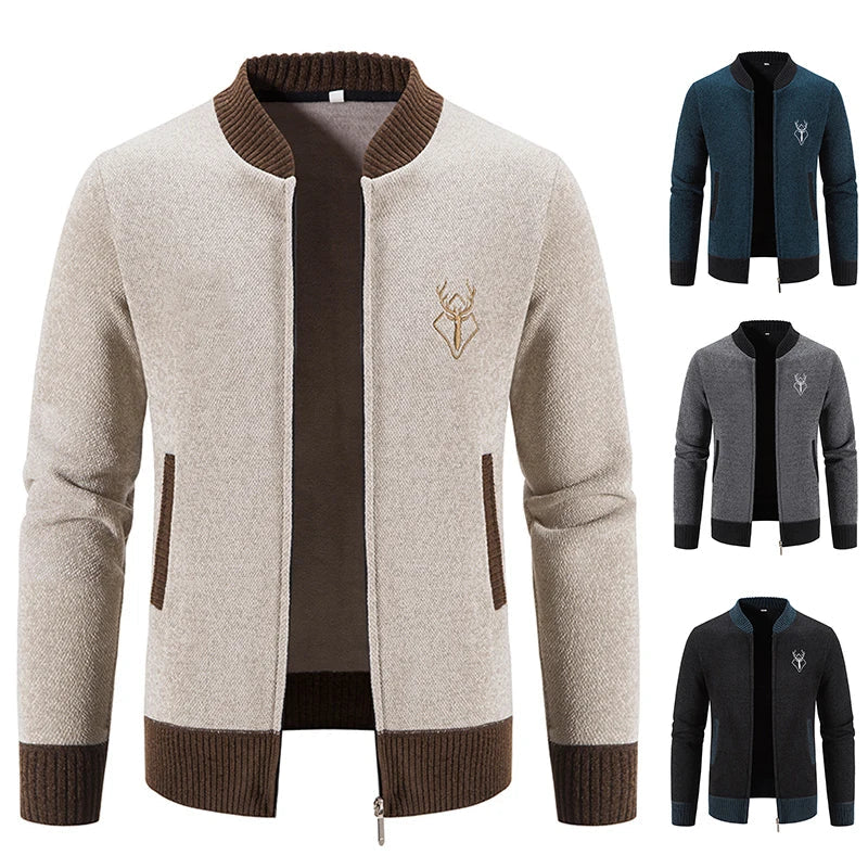 Magnus | warm vest met rits