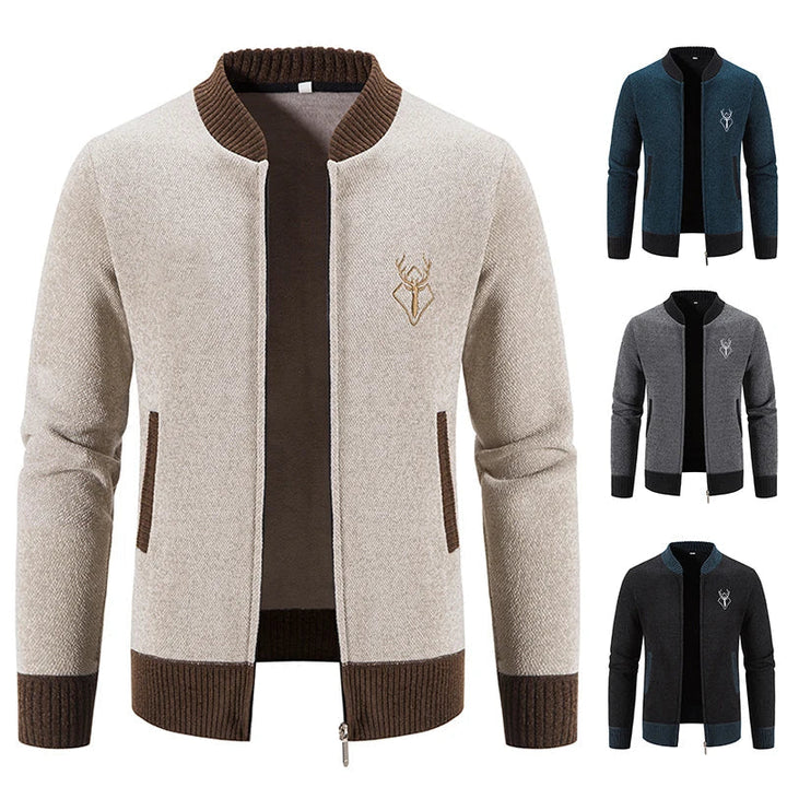 Magnus | warm vest met rits