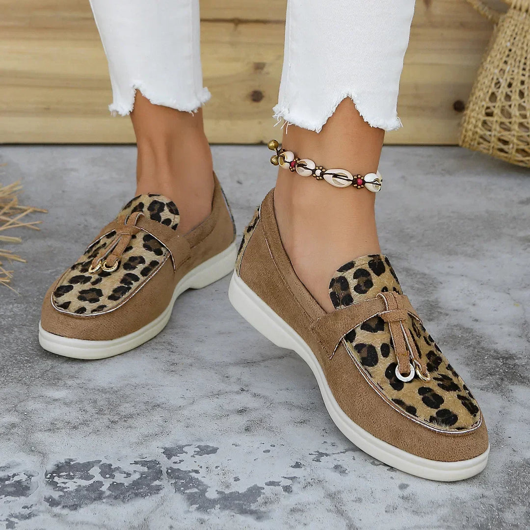 Cathy | Trendy schoenen met luipaardprint