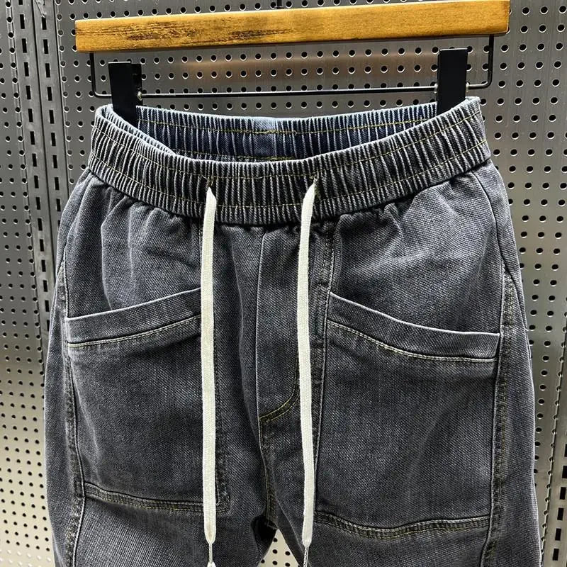 Julian | Denim joggingbroek