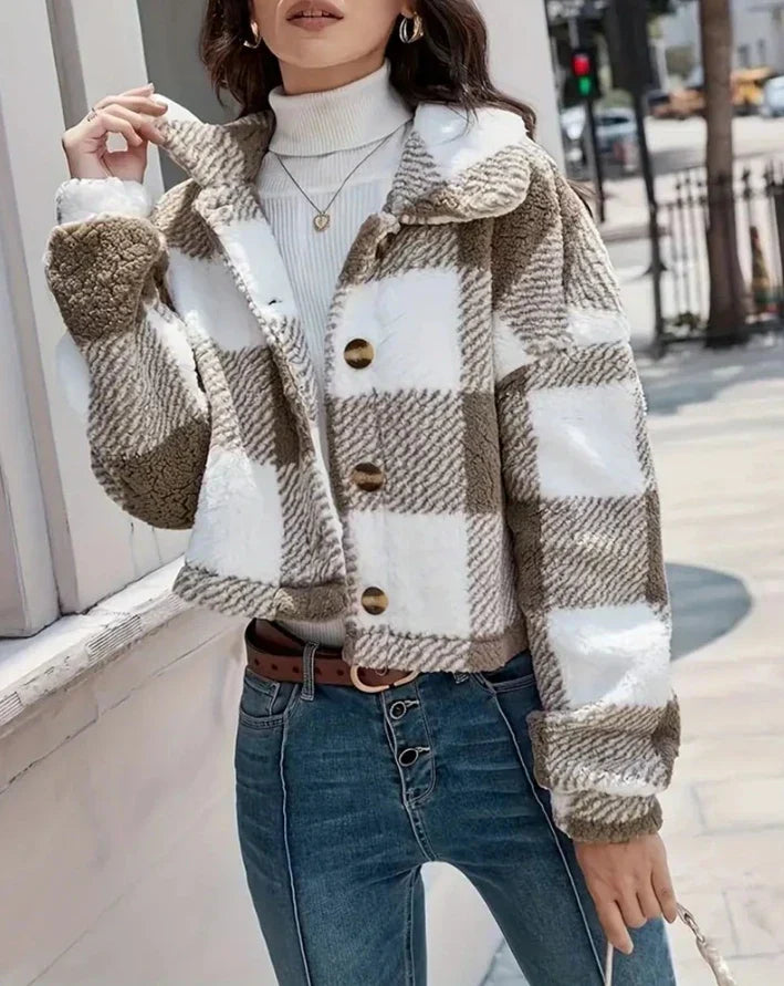 Reese | Trendy jas met zachte stof