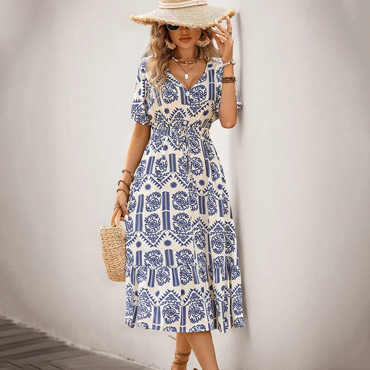 Ria | Chique jurk van viscose