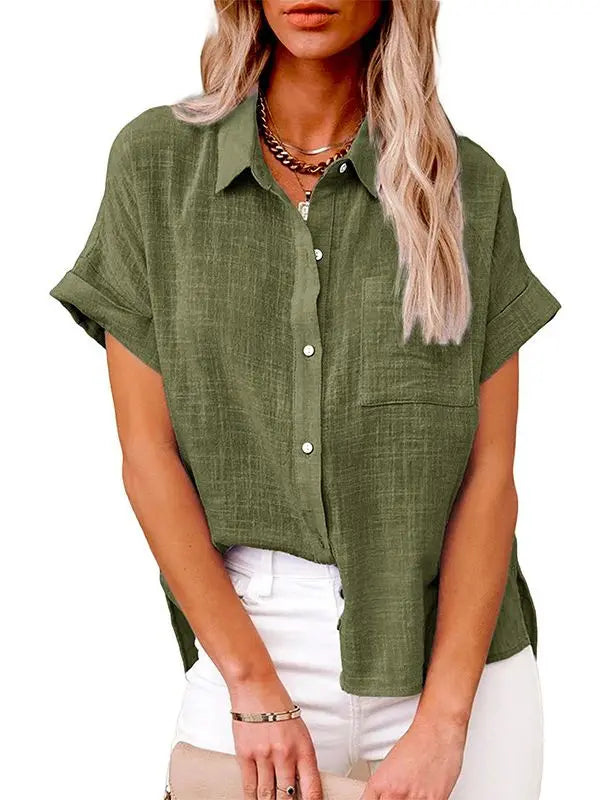 Lindy | Tijdloos blouse met linnen