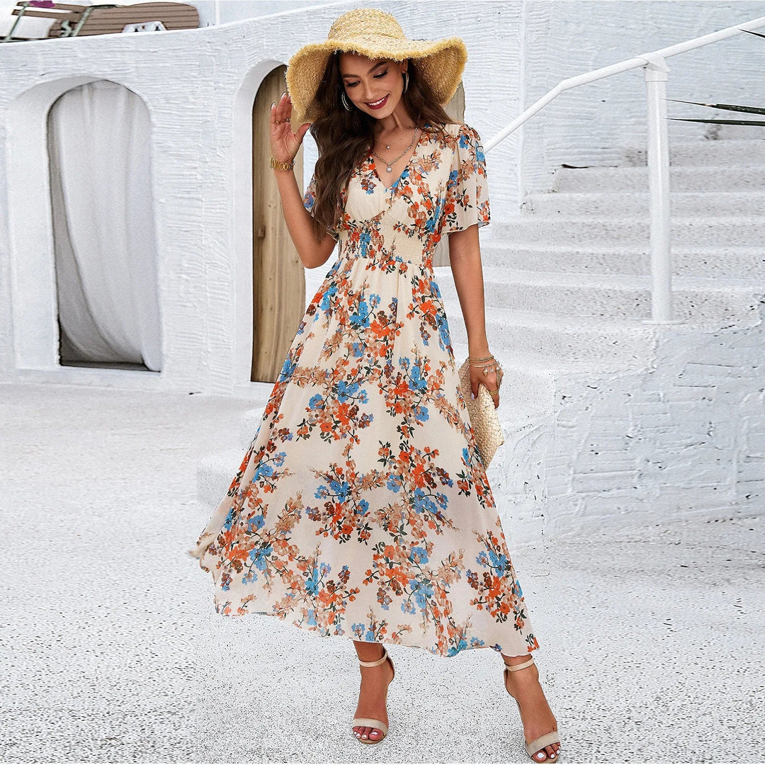 Kristi | Fleurige zomerjurk