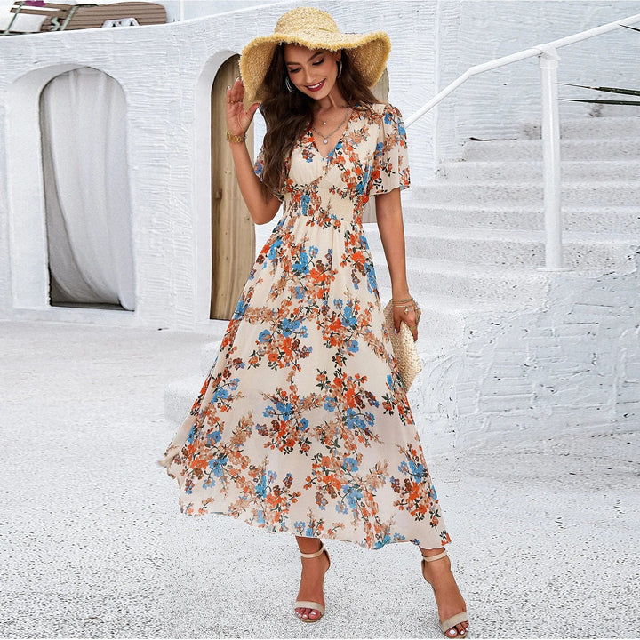 Kristi | Fleurige zomerjurk