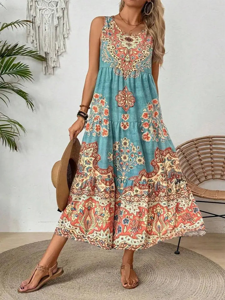 Sierra | Zomerse maxi-jurk met boho charme