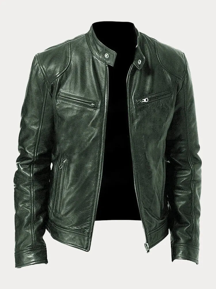 Bram | Stijlvol Leren Motorjack (1+2 GRATIS)