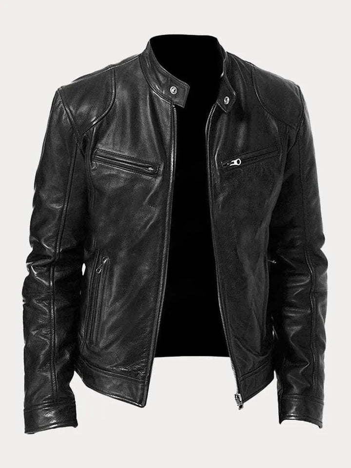 Bram | Stijlvol Leren Motorjack (1+2 GRATIS)