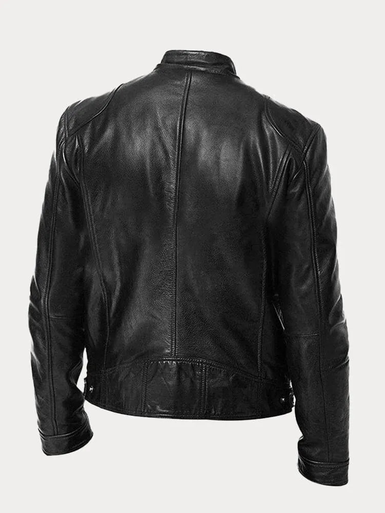 Bram | Stijlvol Leren Motorjack (1+2 GRATIS)