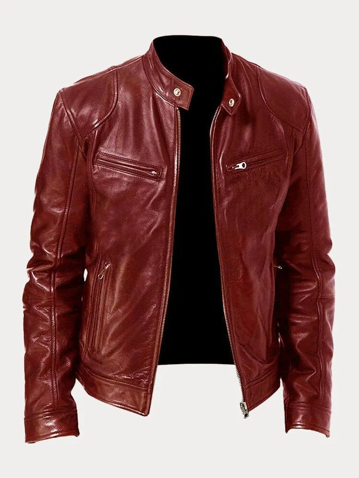 Bram | Stijlvol Leren Motorjack (1+2 GRATIS)