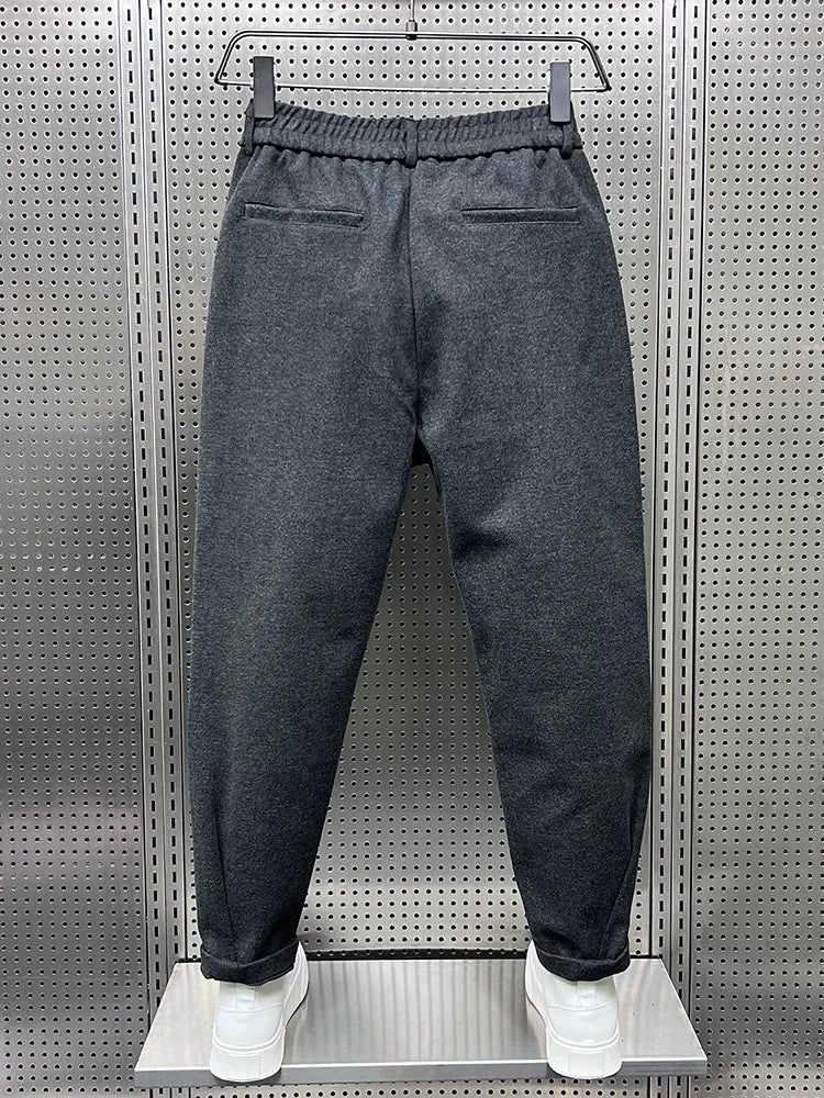 Bryan | Elegante gemêleerde broek