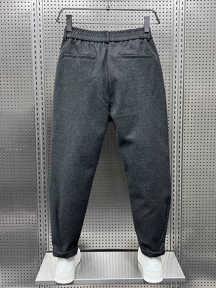 Bryan | Elegante gemêleerde broek