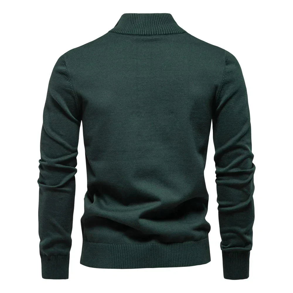 Vernon | Klassieke Zip-up trui