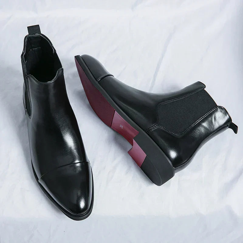 Levi | Elegante leren Chelsea-laarzen
