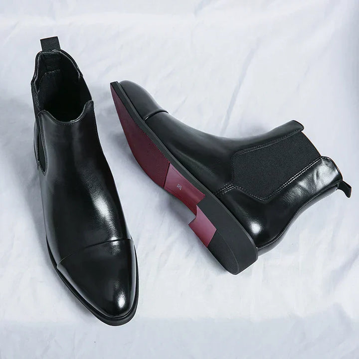 Levi | Elegante leren Chelsea-laarzen