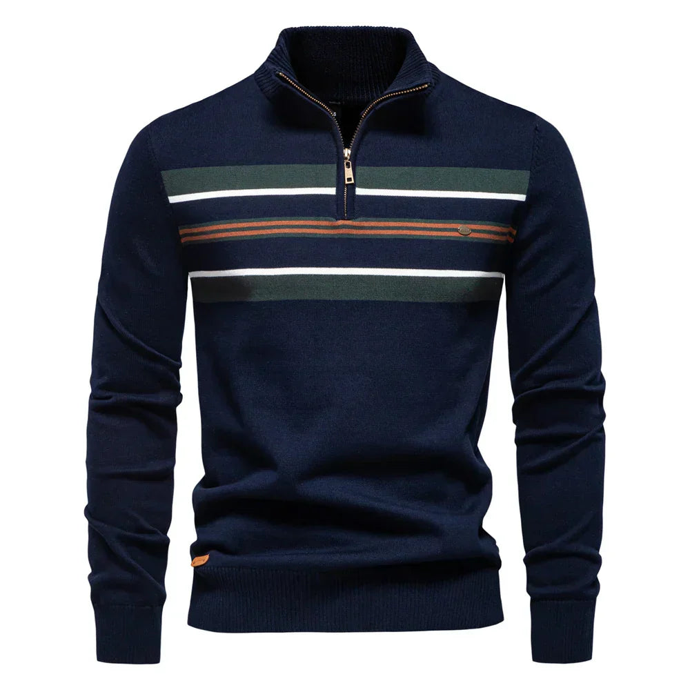 Vernon | Klassieke Zip-up trui