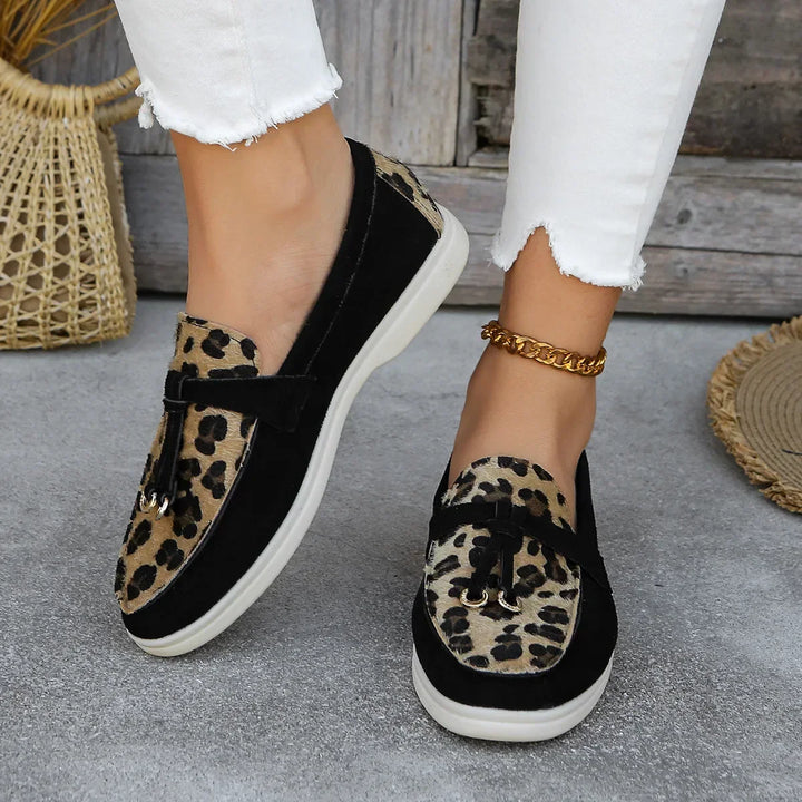 Cathy | Trendy schoenen met luipaardprint