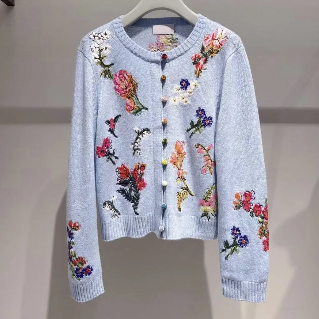 Sahara | Elegant vest met bloemen