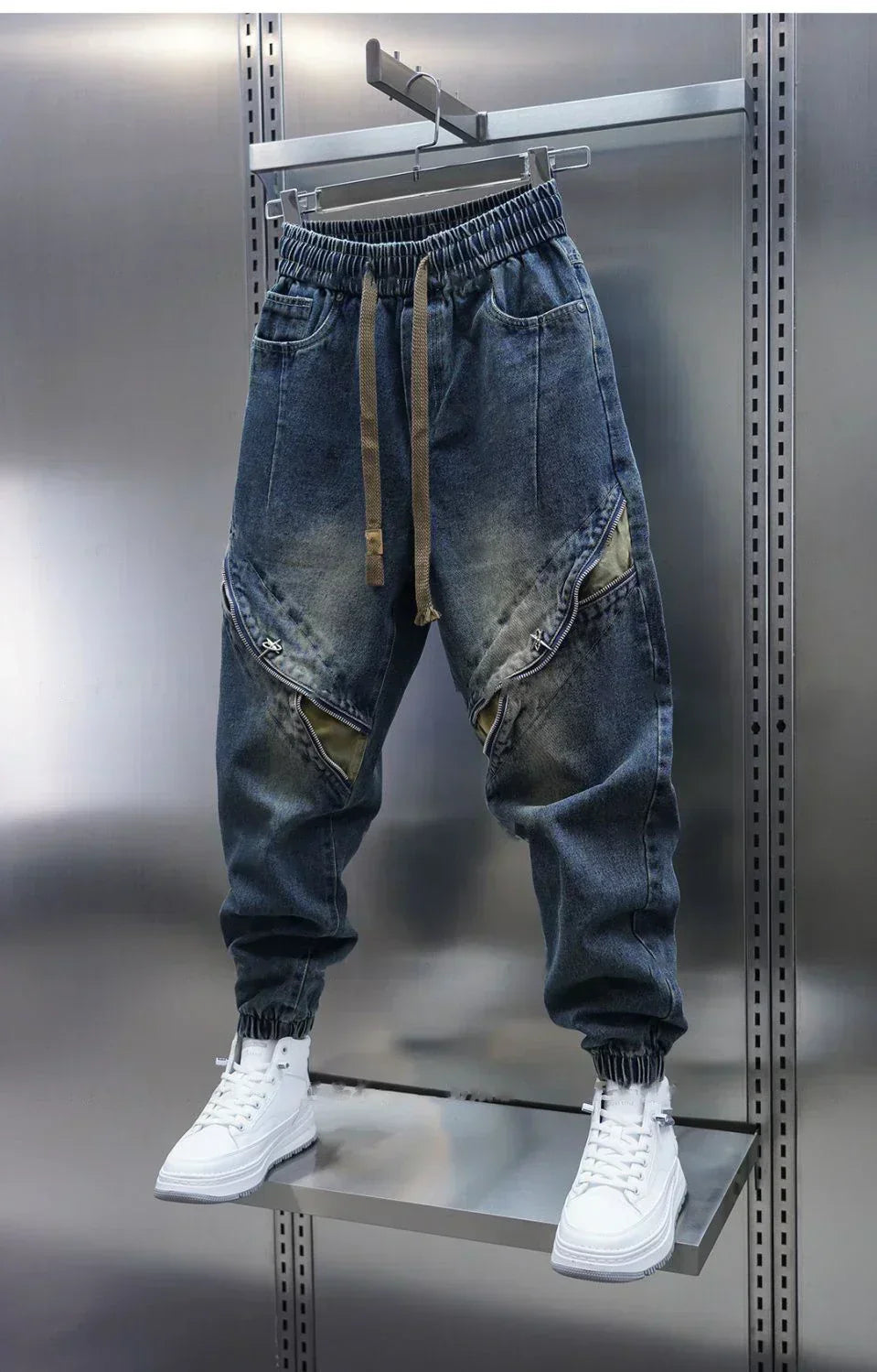 Charles | Baggy broek met riem
