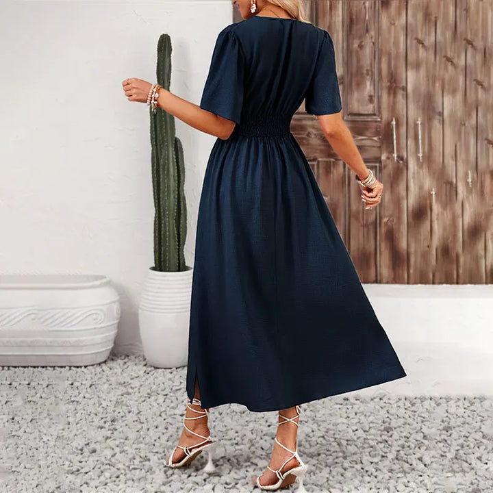 Kim | Elegante en geraffineerde midi-jurk