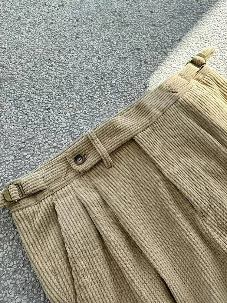 Luke | Stijlvolle corduroy herenbroek