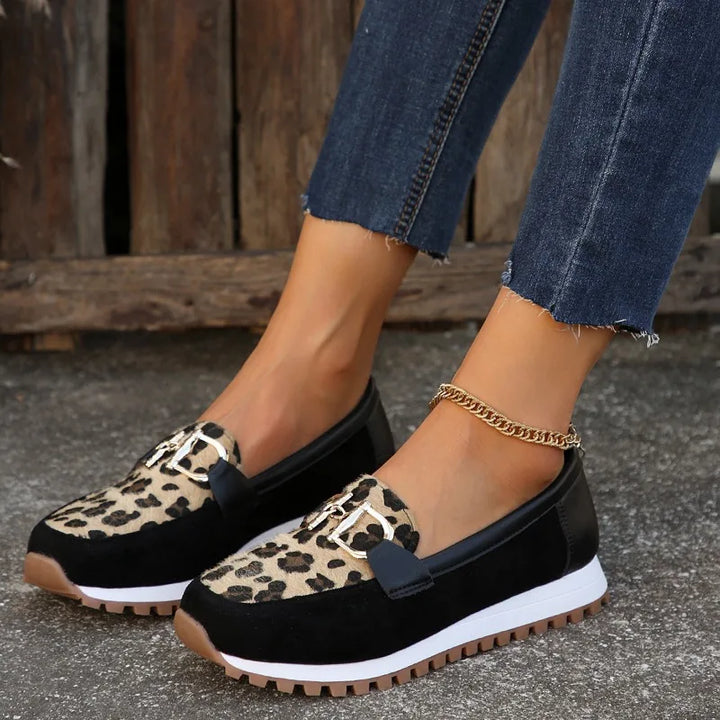 Kate | Stijlvolle schoenen met luipaardprint