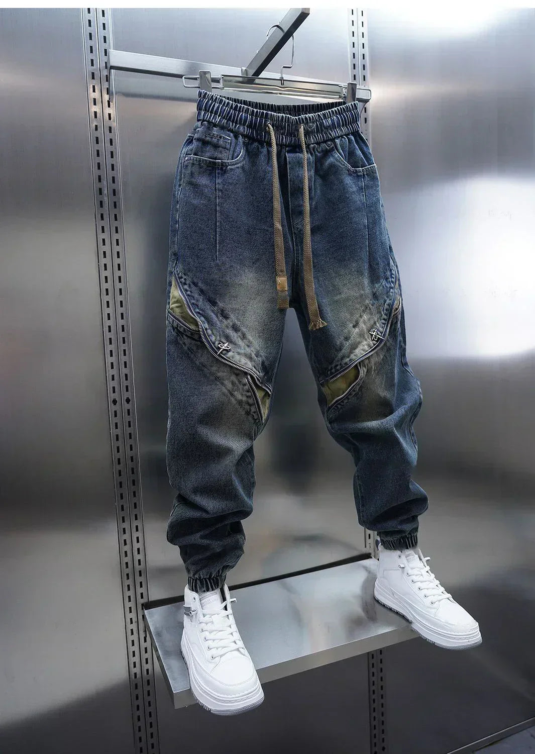 Charles | Baggy broek met riem