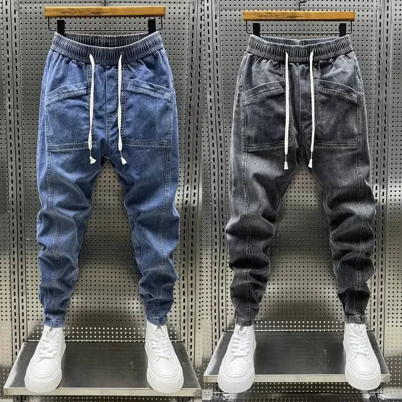 Julian | Denim joggingbroek