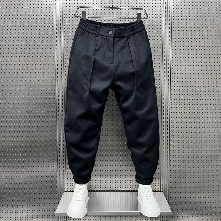 Bryan | Elegante gemêleerde broek