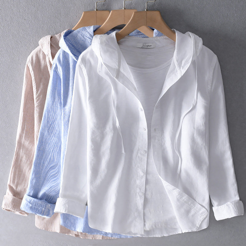 Nona | Luchtige blouse met capuchon