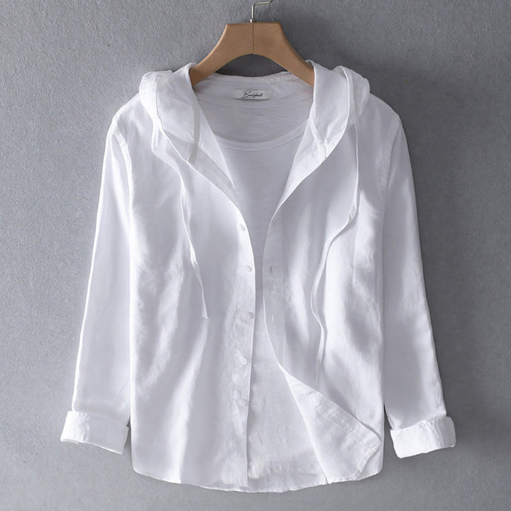 Nona | Luchtige blouse met capuchon