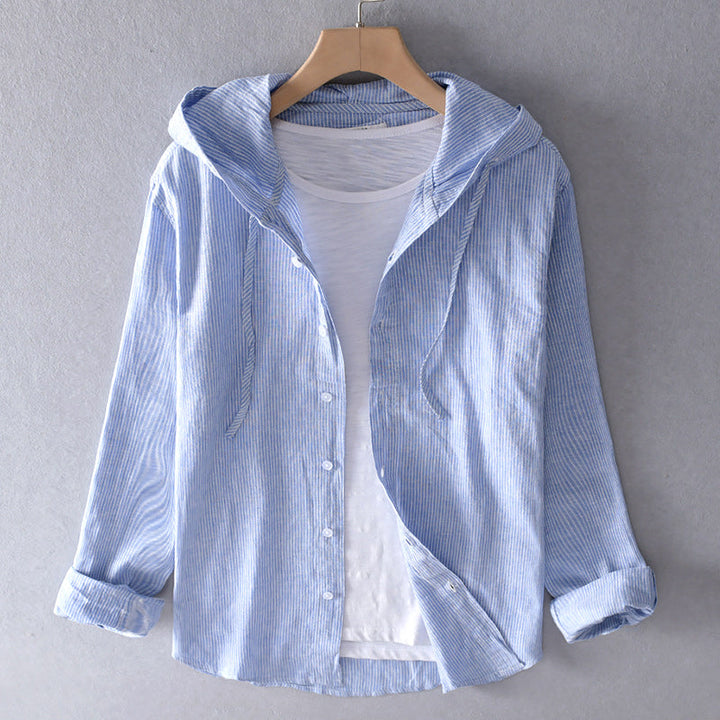 Nona | Luchtige blouse met capuchon