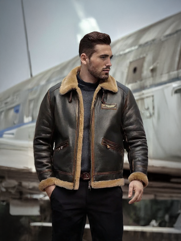 Steve | Leren pilotenjas