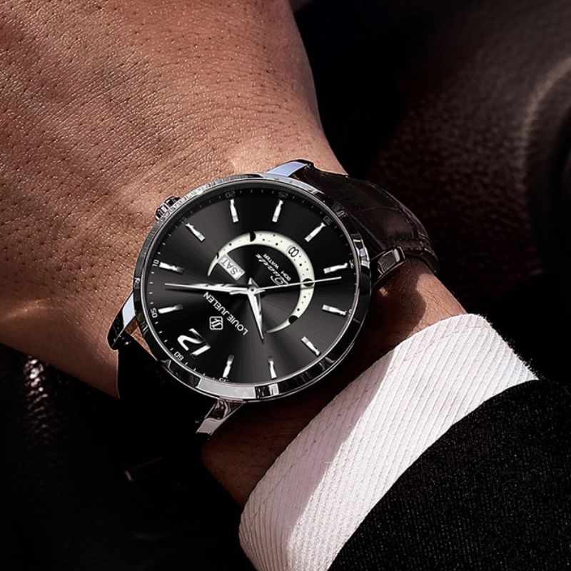 Atticus | Elegant maanfase horloge
