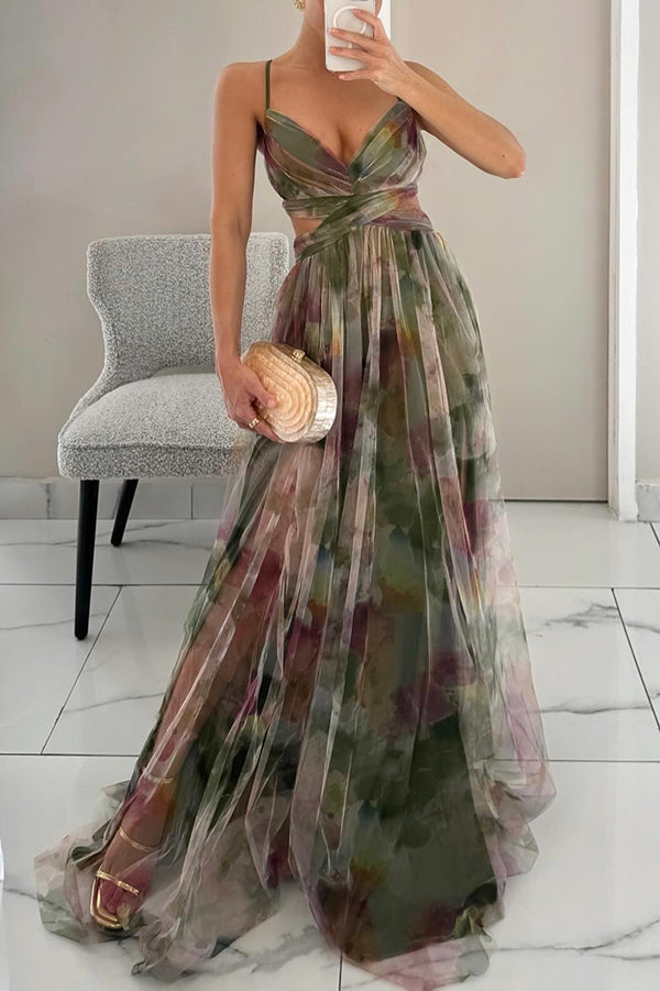 Via | Elegante bloemenjurk