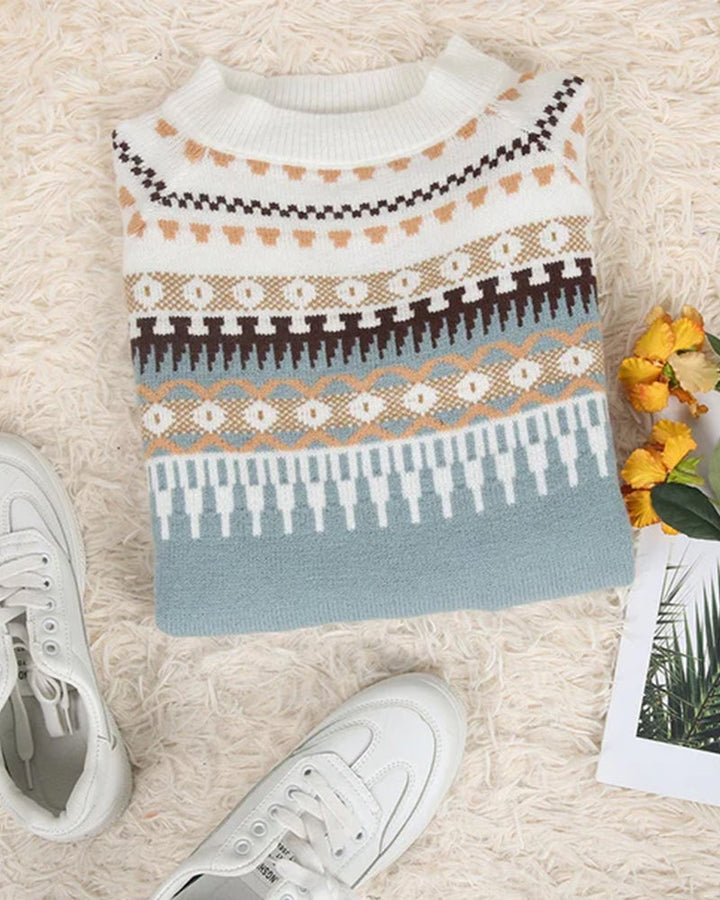 Corinne | Kleurrijke truien met print