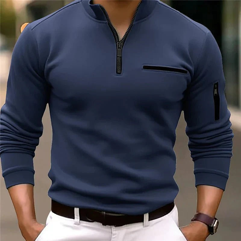 Darren | Long sleeve polo