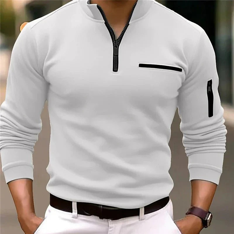 Darren | Long sleeve polo