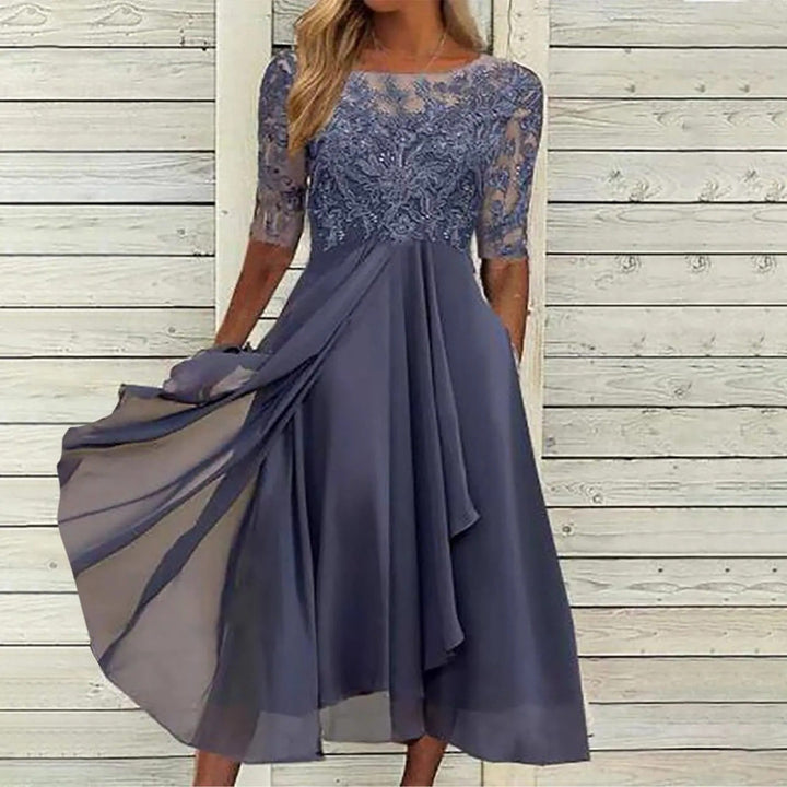 Margarette | Elegante jurk met kantdetails