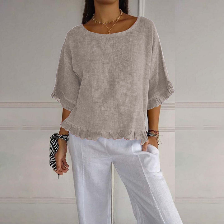 Chique, lichte zomerblouse
