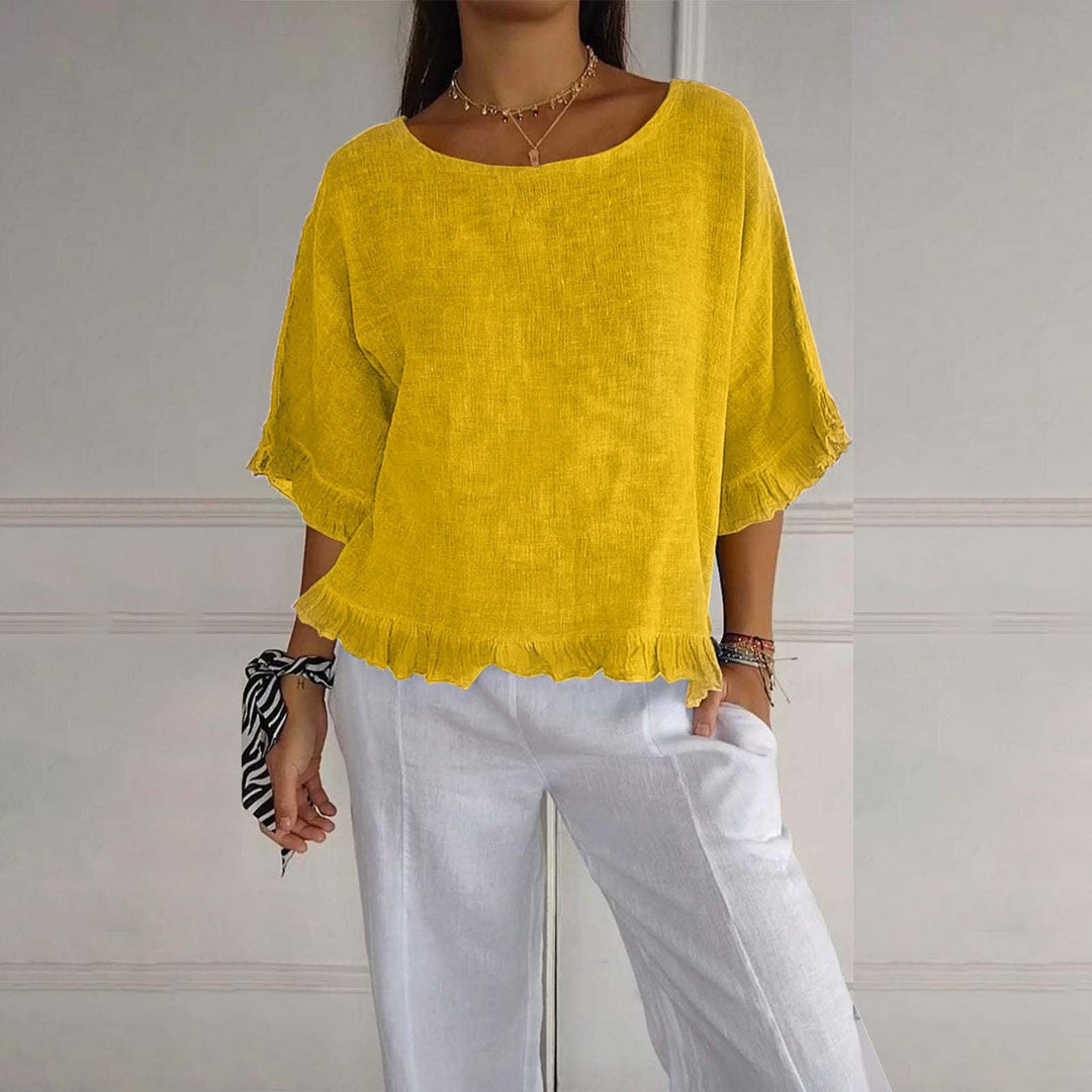 Chique, lichte zomerblouse