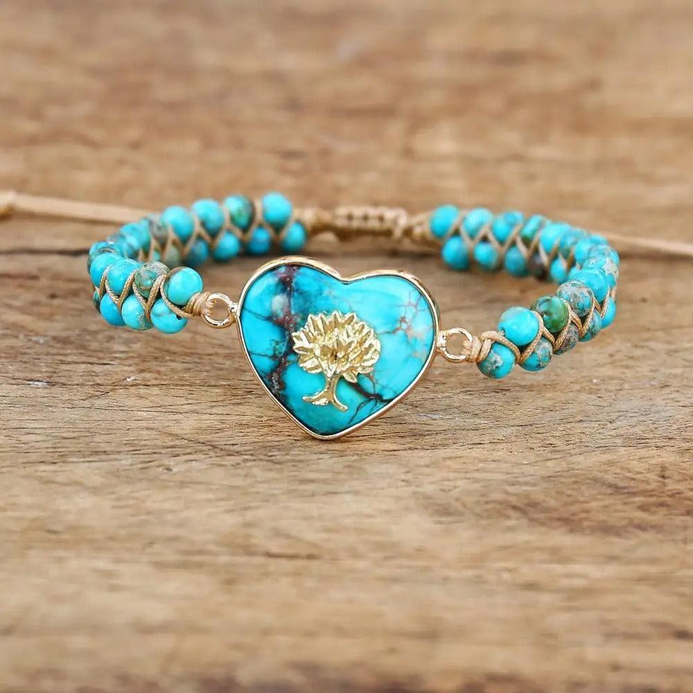Fenne | Hartvormige Kralenarmband