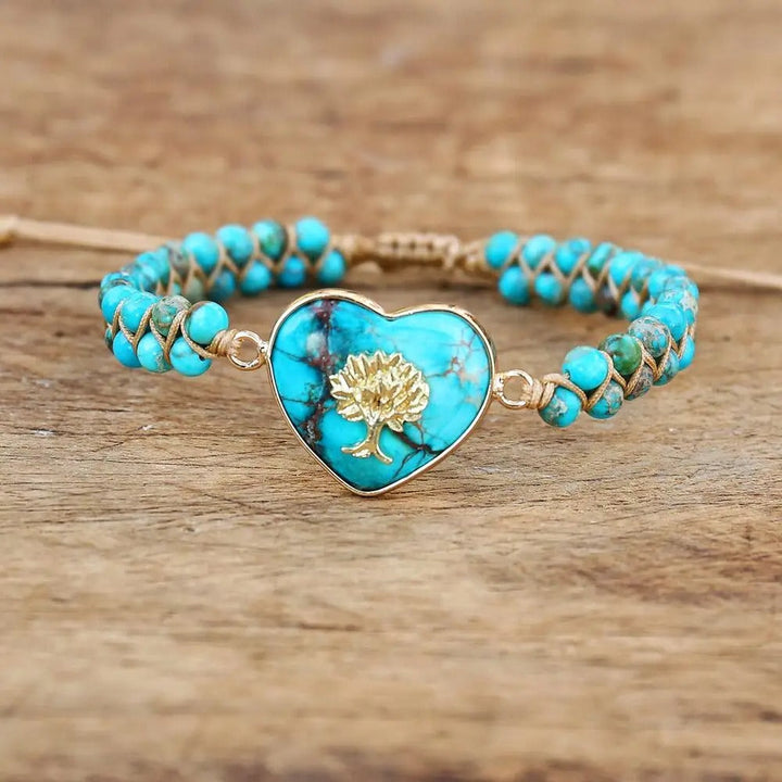 Fenne | Hartvormige Kralenarmband