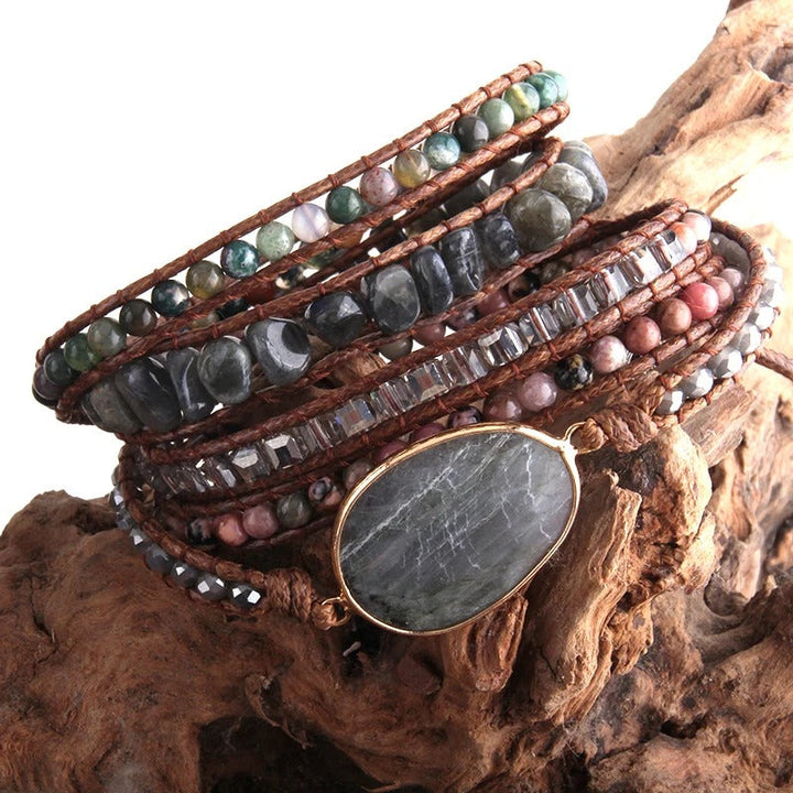 Linde | Bohemian Wikkelarmband
