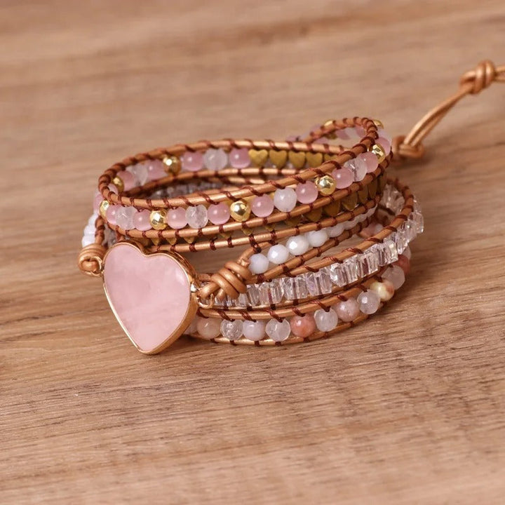 Amélie | Hartvormige Kralen Bohemian Armband