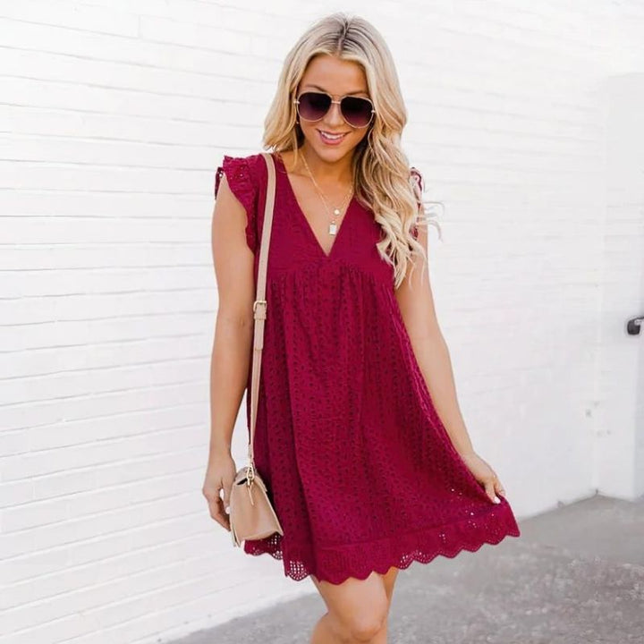 Janelle | Elegante luchtige zomerjurk