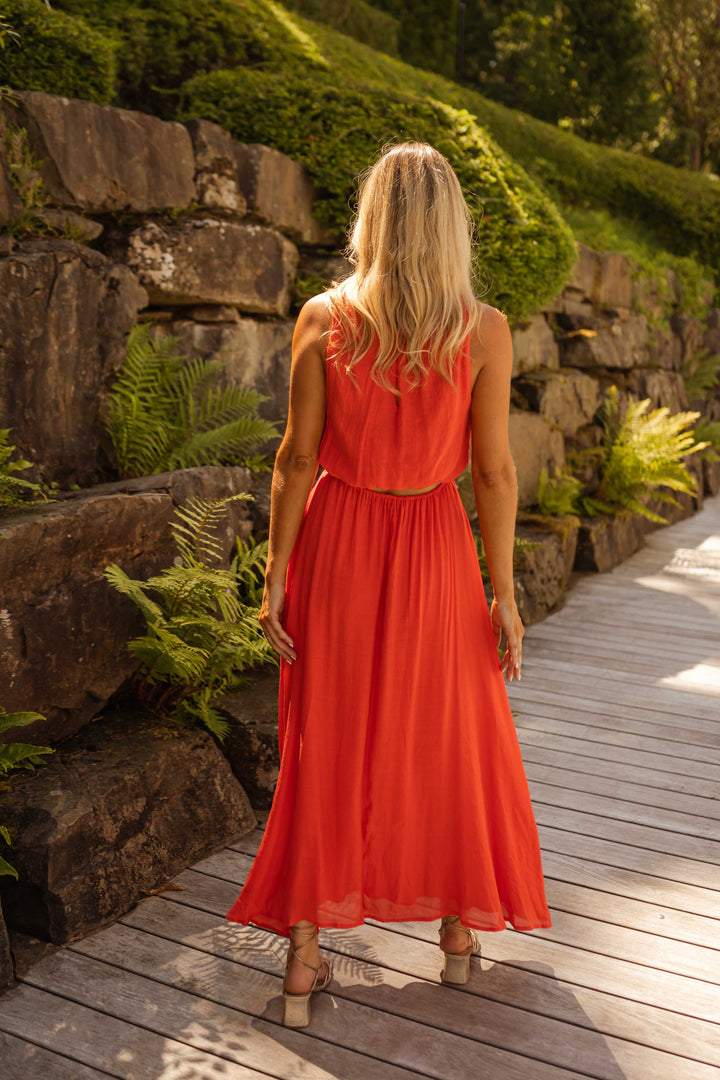 LISA™ | De Zomerjurk in Stralend Oranje